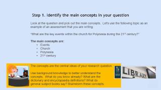 Laidlaw College Library: Developing a Search Strategy tutorial Profile