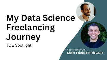 Interview with Data Science Freelancer & Upwork Top Talent | TDE Podcast #1 - Nick Gallo