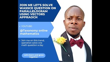 Solving past questions on vectors. #parallelogram question