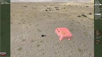 ArmA2 3D Editor - How to move objects that you cannot select in the 3D editor