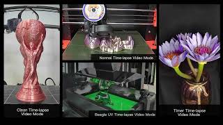 3D Printer Camera with Four Time-lapse Video Mode
