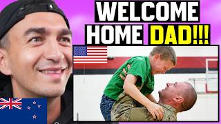 New Zealand Dad Reacts to MOST EMOTIONAL SOLDIERS COMING HOME! (EMOTIONAL!)