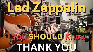 EASY Led Zeppelin s THANK YOU on Acoustic Guitar Now