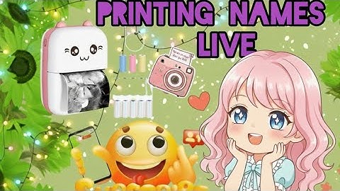 Writing my subscriber names in printer 🖨️#shotlive#virallive#viralprinter#names