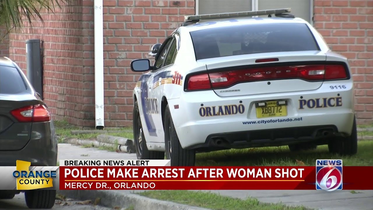 newspaper mockup Police make arrest after woman shot in Orlando