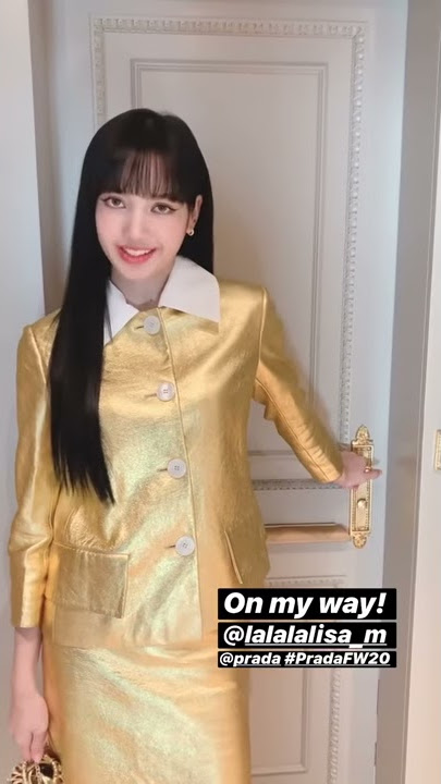 PRADA IG STORY - BLACKPINK LISA 5