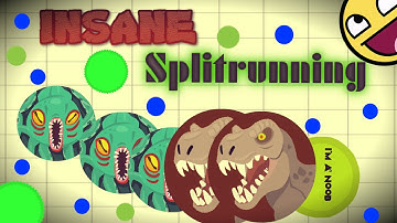 AGAR.IO // Real time splitrunning & server domination w/ Fatal