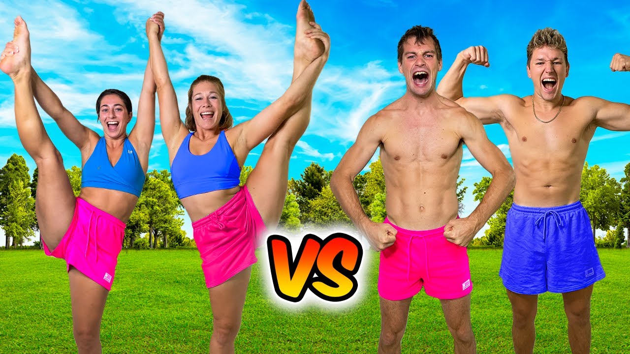 Boys vs Girls Extreme Acrobat Challenge YouTube