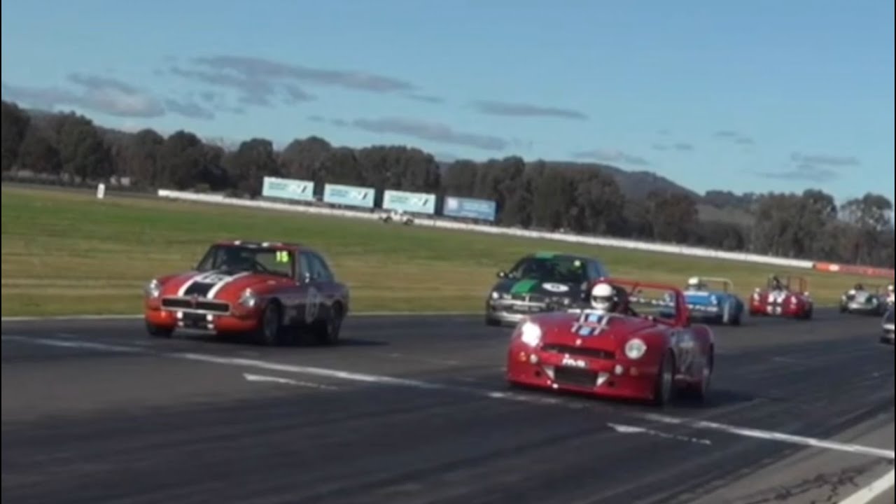 Winton Festival of Speed - MG Racing Race 1 - Aug 2023 - YouTube
