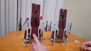 1985 Kenner Droids A-Wing Comparison to the 1997 Hasbro Release