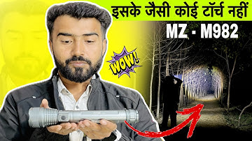 इसके सामने सब बेकार || MZ M982 Zoomable Led Torch || Super Bright 200W Torch || Powerful Long Range