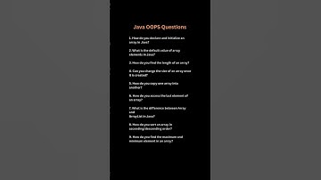 JAVA Oops Question #youtubeshorts #shortvideo #ytshorts #youtuber #shortvideo #viral #india #shorts