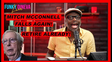 Mitch McConnell Falls After Being Asked About ICE