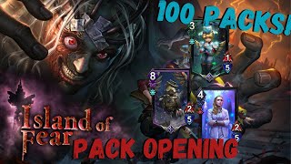 Opening 100 TEPPEN Island of Fear Packs! LEGENDARY Luck!
