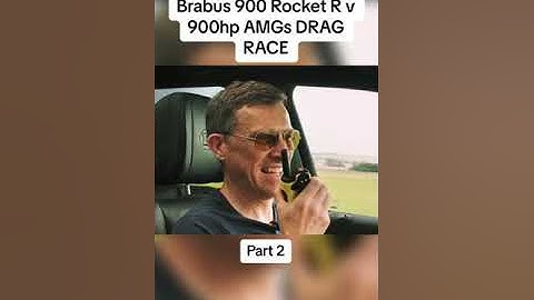 Brabus 900 Rocket R v 900hp AMGs DRAG RACE#review #car #shortscar  1