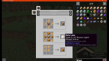 Lightest Lamps 1.13.2 to 1.15.2 Forge Redo/Follow Up Overview Part 1 - Materials & Filters