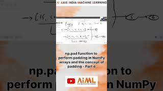 np.pad function to perform padding in NumPy arrays and the concept of padding #numpy #python