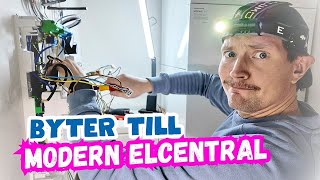 Byter Till En Modern Och Uppkopplad Elcentral