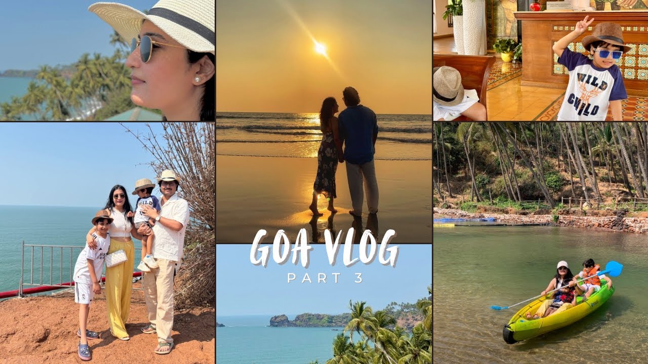 Goa Vlog Part 3🌴🌊 | Kayaking at Cabo De Rama Beach🛶| Anniversary Photoshoot 💃🏻| 