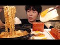 MUKBANG|집밥! 통 스팸,계란후라이,라면,흰밥,김치 먹방|KOREAN HOME FOOD EATING SOUNDS الأرز المنزل Nhà gạo [SIO ASMR 시오]