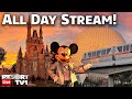 🔴All Day Magic Kingdom Epcot Live Stream Part 2 - Walt Disney World - 12-4-21