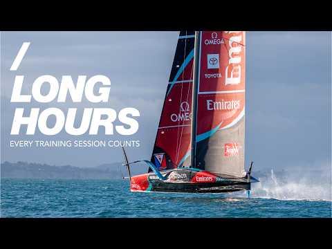 LONG HOURS ON THE WAITEMATĀ #ETNZ #AmericasCup #AC38