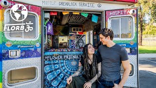 Couples Artistic Ambulance Conversion for $5,600 with Cost of Van