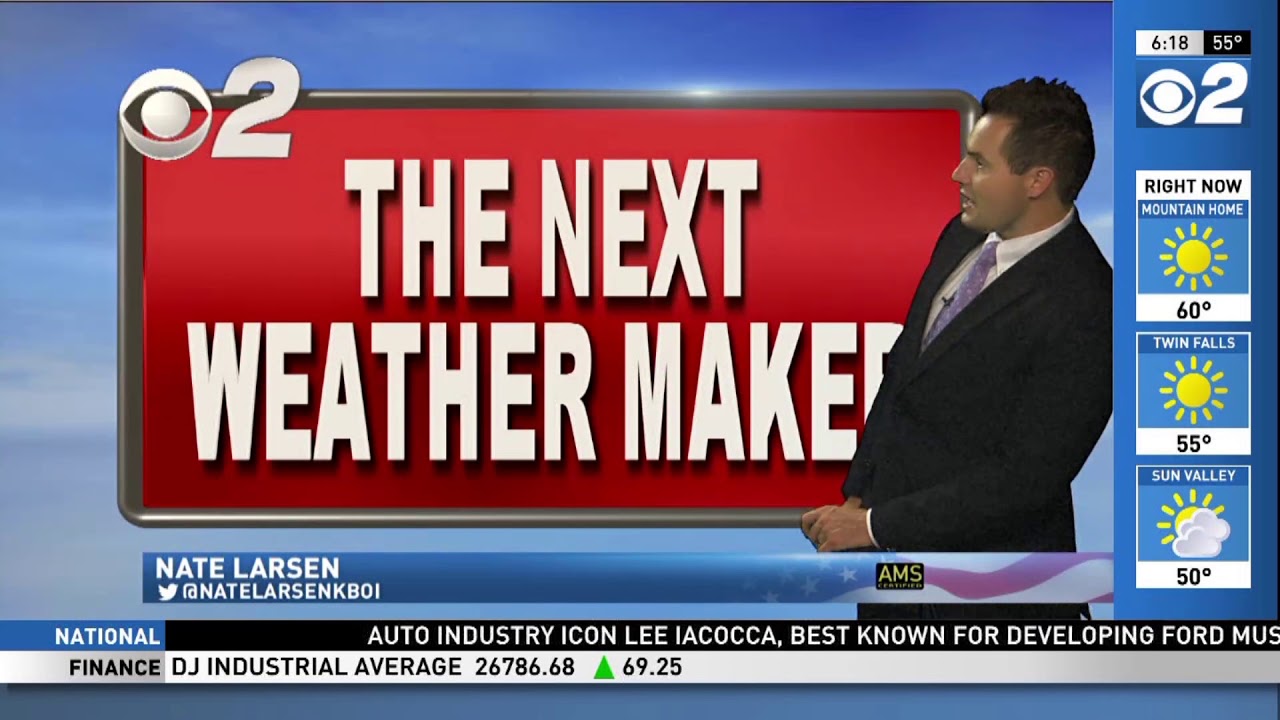 newspaper mockup Idaho AM Weather Jul 03