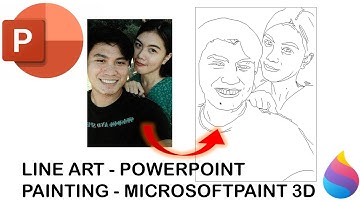 How to Trace a Picture using Powerpoint and Paint in MS Paint 3D [TAGALOG-ENGLISH CC]
