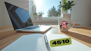STUDY WITH ME 45/10 ☕ Lofi Aesthetic Study Partner | 45 Min Focus & 10 Min Break