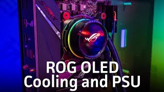 Asus packs OLED displays into new ROG liquid-coolers and power supplies