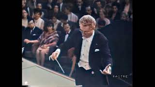 Arthur Rubinstein - Tchaikovsky Piano Concerto No. 1 & Encores (1968). AI Colorize, 1080p 60fps.
