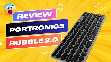 Portronics Bubble 2.0 Wireless Keyboard Review (2024) 🔥