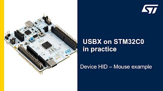 USBX on STM32C0 in practice - 1 USBX device HID Mouse