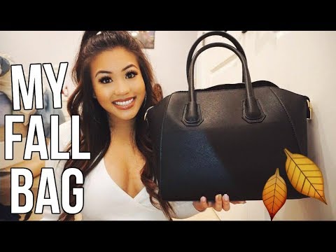 WHAT&#39;S IN MY BAG? Fall Edition 2017 *GIVENCHY ANTIGONA DUPE FOR $35!!!! - YouTube