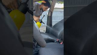 Higienização de banco contra fungos e bactérias 🦠 #estéticaautomotiva #higienizaçãoautomotiva