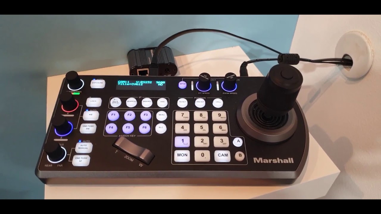Joystick 3 axes RS485 AHD TVI CVI CVBS Contrôleur de clavier caméra PTZ