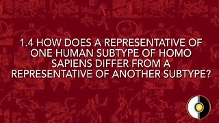Representatives of human subtypes differ from each other