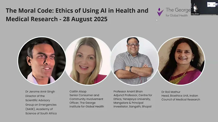 The moral code - Ethics of using AI in health and medical research