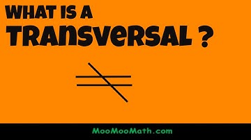 What is a transversal in geometry?