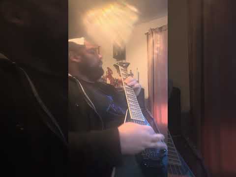 Triple picking style riff#metal #metalcore #metallica #guitarist #heavymetal
