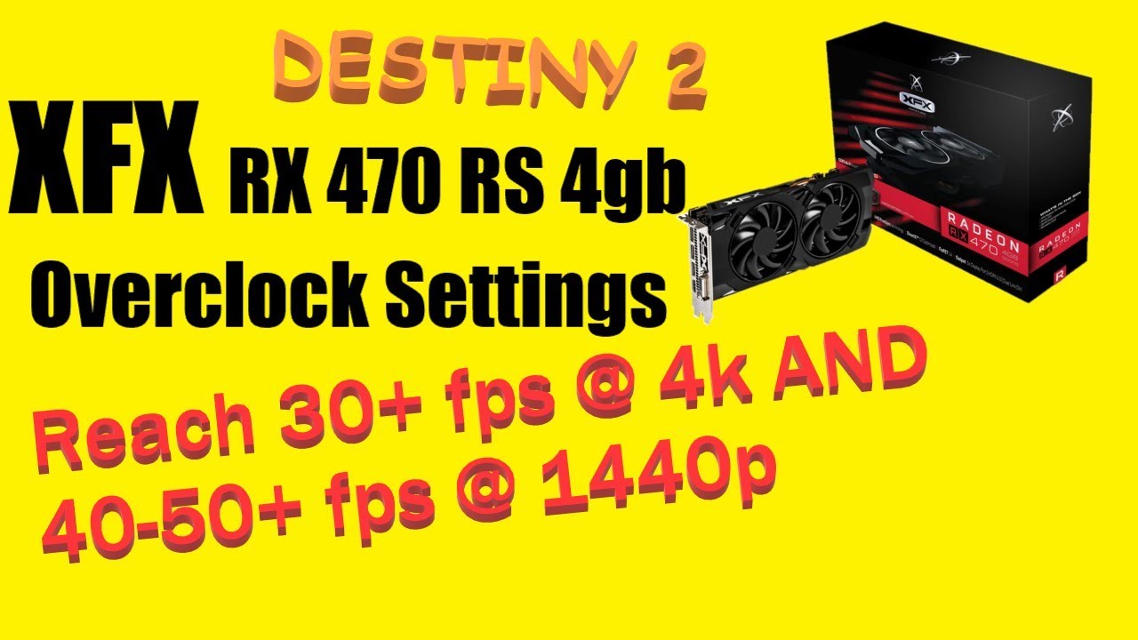 rx 470 4gb D2 overclock settings