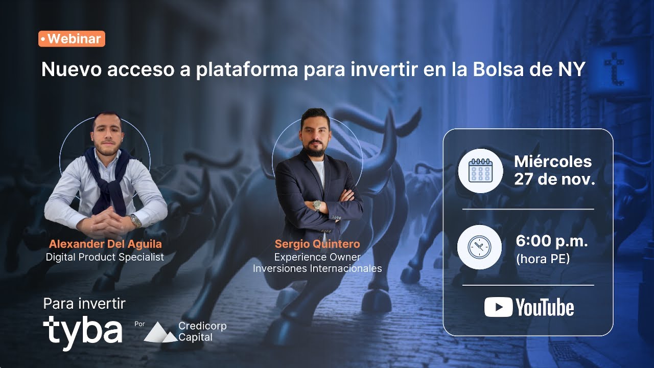 Nuevo acceso a plataforma para invertir en la Bolsa de Nueva York