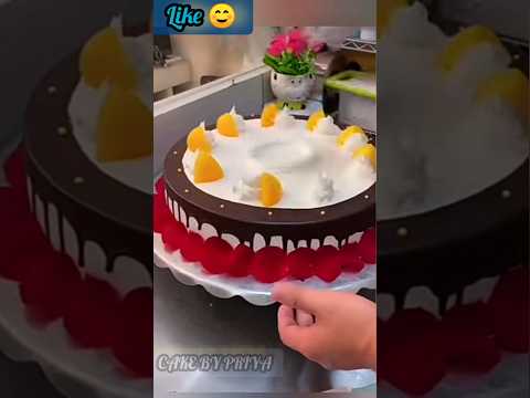 2 pound cake decoration #shorts #youtubeshorts #cake #cakedecorating