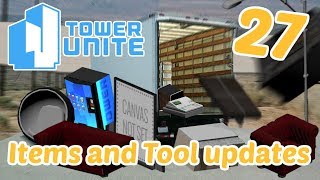 Items and Tool Updates - Tower Unite Update Video #27