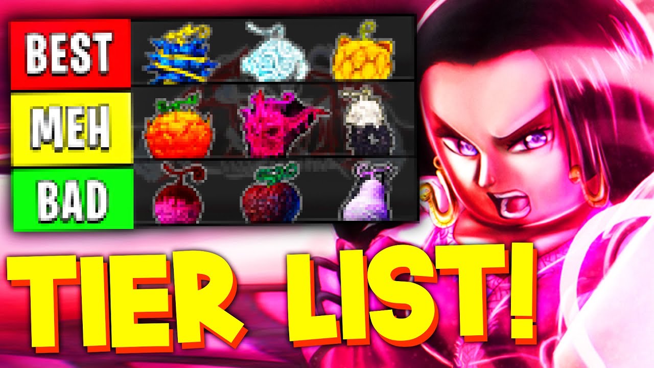 FRUIT BATTLEGROUNDS TIER LIST! FRUIT BATTLEGROUNDS BEST FRUITS TIER