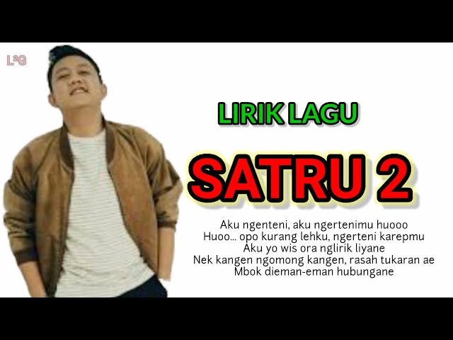 SATRU 2   Denny Caknan feat.abah lala #liriklagu #viral class=