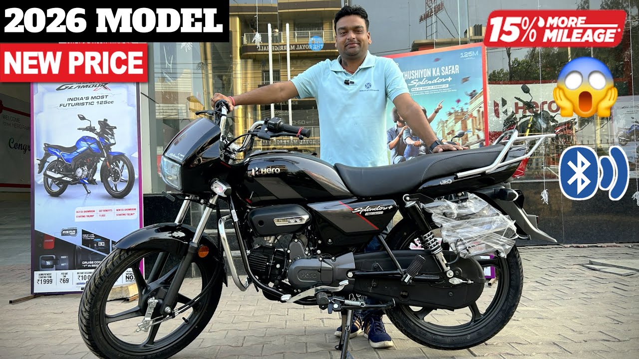 2026 New HERO Splendor Plus Xtec 2.0 Best Finance Review 🔥 | On road Price | New 2026 Splendor Plus