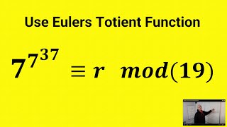 Solve a Congruence of a Number with Big Powers using Eulers Theorem
