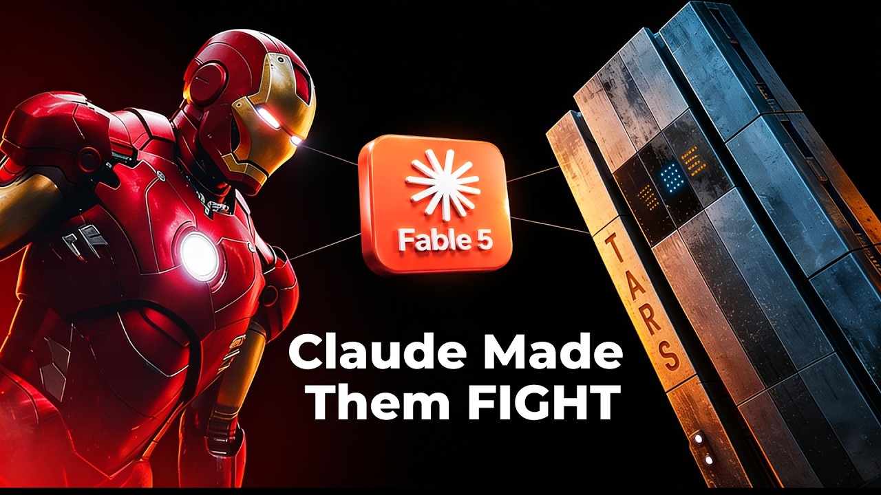 I Built a JARVIS vs TARS Debate Show with Claude Fable 5
